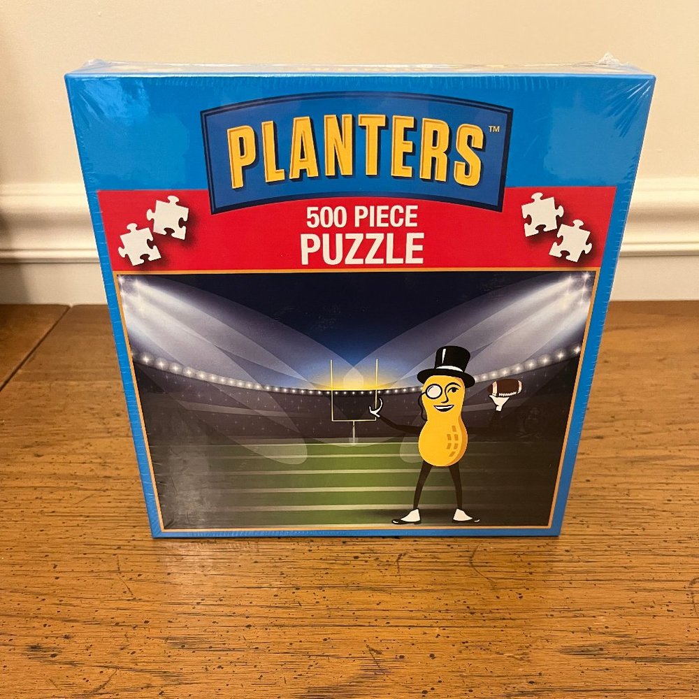 Mr. Peanut Plays Football Puzzle